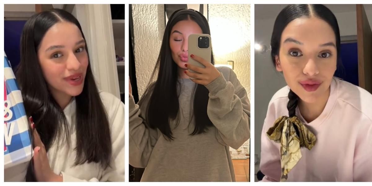 Ella es Melanie, la doble de Rosalía que arrasa en redes