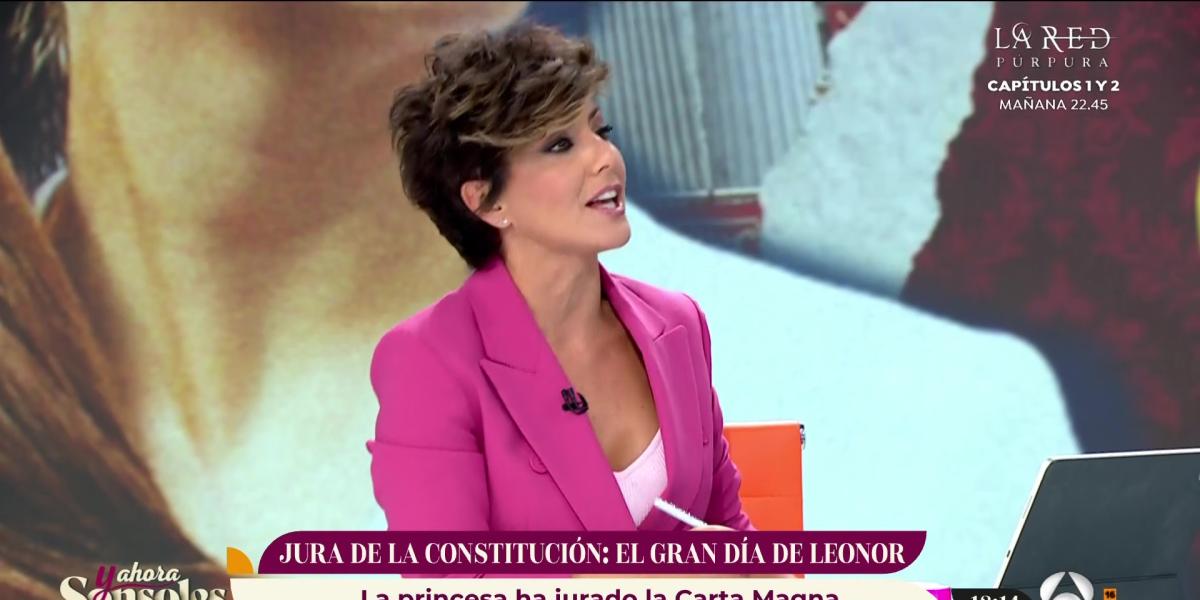 El curioso grito que pega Sonsoles Ónega en un micro abierto nada más empezar Y ahora Sonsoles