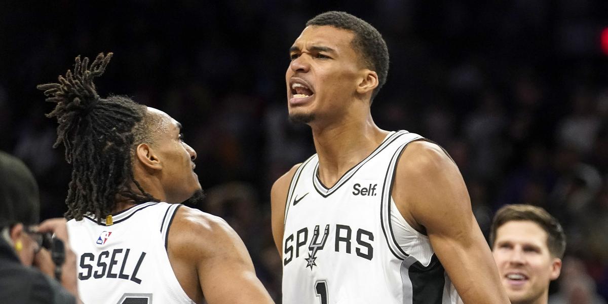 Los Spurs de Wembanyama remontan lo imposible contra los Suns de Durant