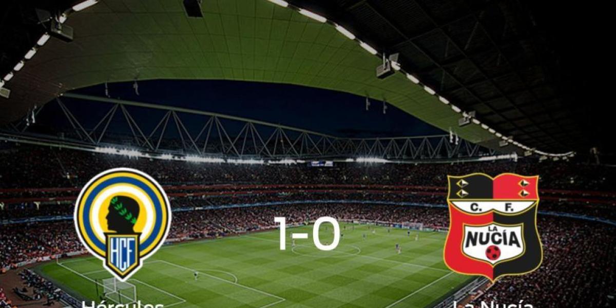 El Hércules se impone por la mínima a La Nucía (1-0)