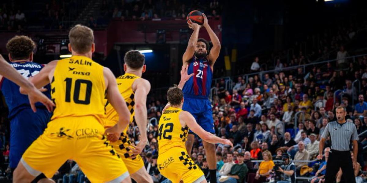 La mejor actuación de Jabari Parker desde su llegada al Barça: cosió a triples al Tenerife