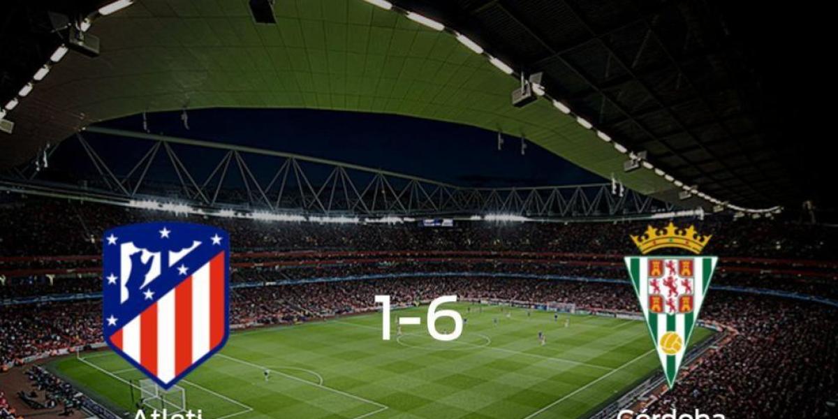 El Córdoba consigue una goleada en el estadio del Atlético B (1-6)