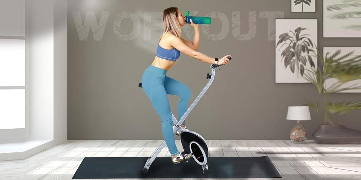 Ponte en forma sin salir de casa con esta bicicleta estática ¡al 59% de descuento!