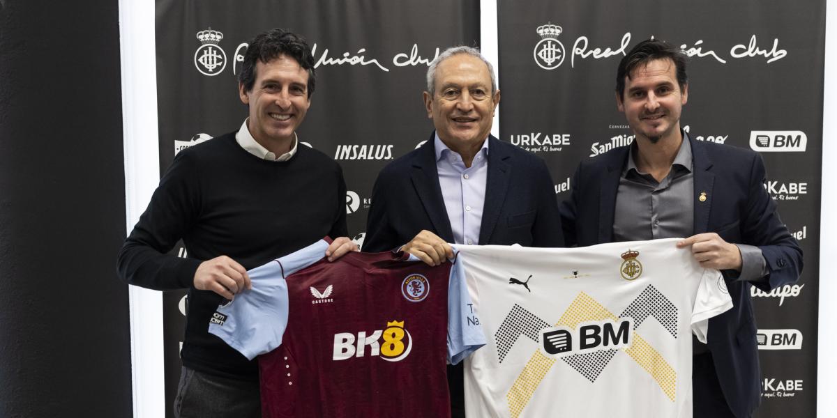 El Real Unión ya es club convenido del Aston Villa