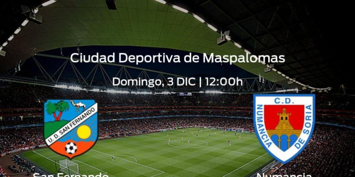 Previa del partido: el San Fernando recibe al Numancia