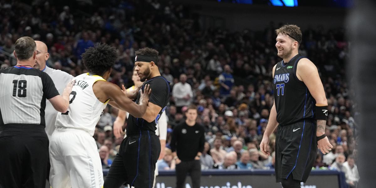 Doncic tuvo tiempo de picarse con Dunn: Está enfadado porque lo estoy destrozando