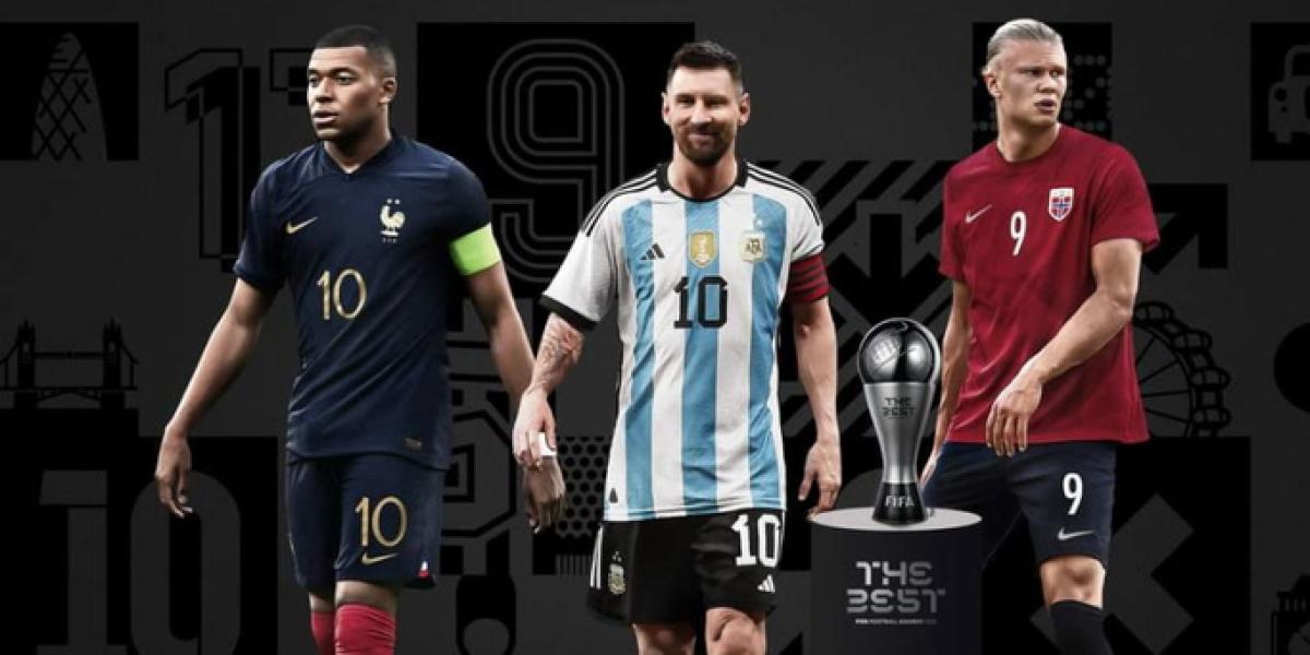 Messi, Mbappé y Haaland, candidatos al The Best