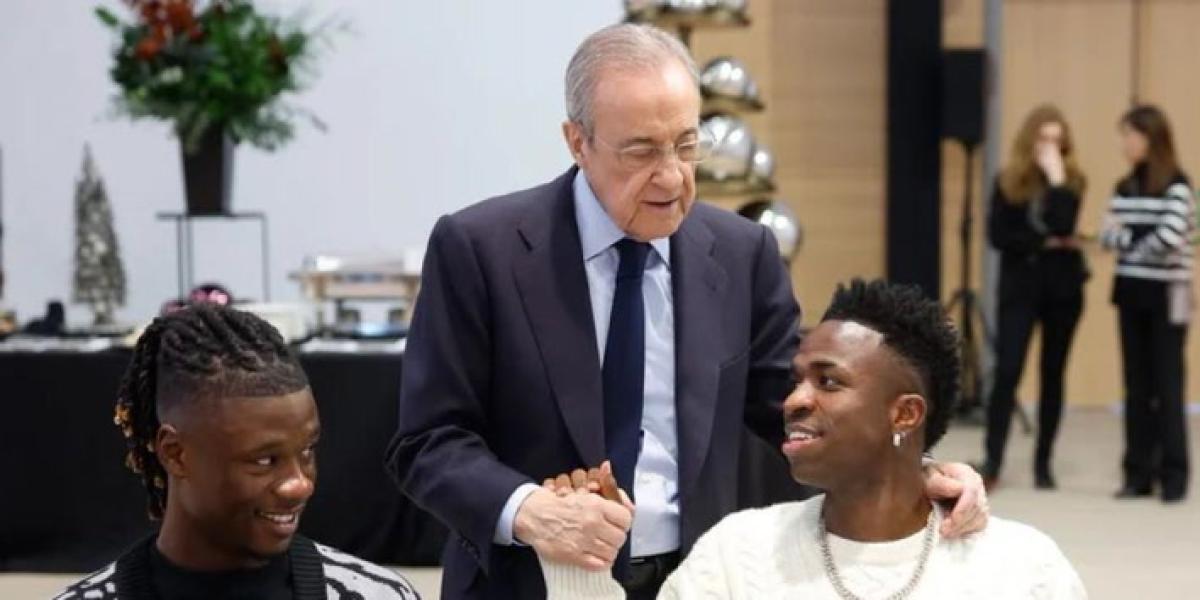 El Real Madrid celebra si comida de Navidad