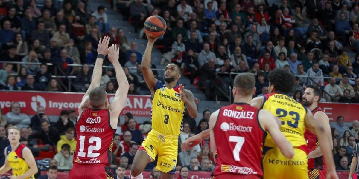 72-76: El MoraBanc Andorra resurge en Zaragoza ante el Casademont