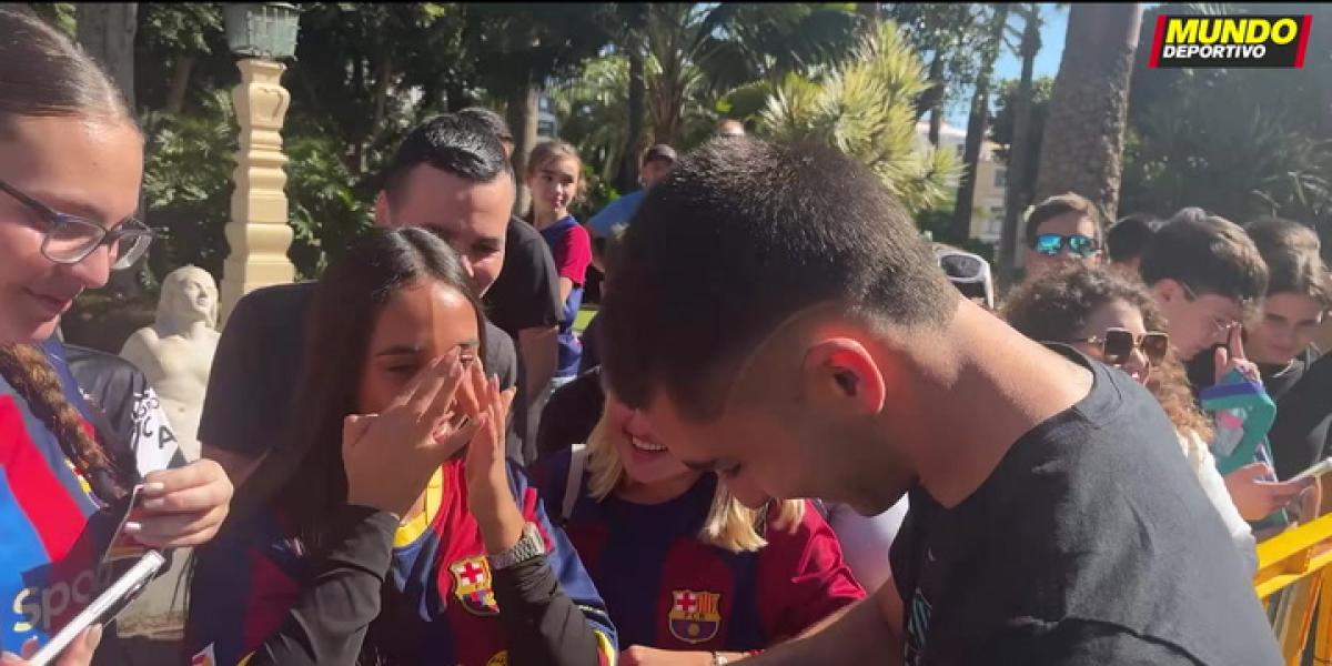 Ferran Torres cumplió el sueño de una fan