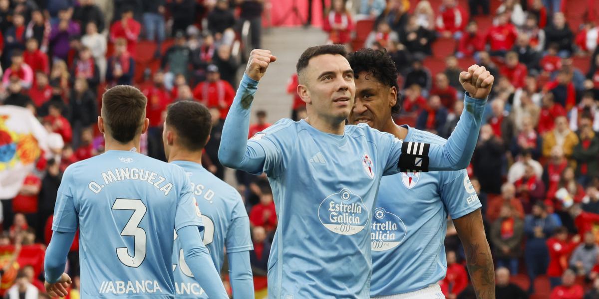 Iago Aspas aprovechó un error grave de Maffeo para anotar su gol 150 en Primera División
