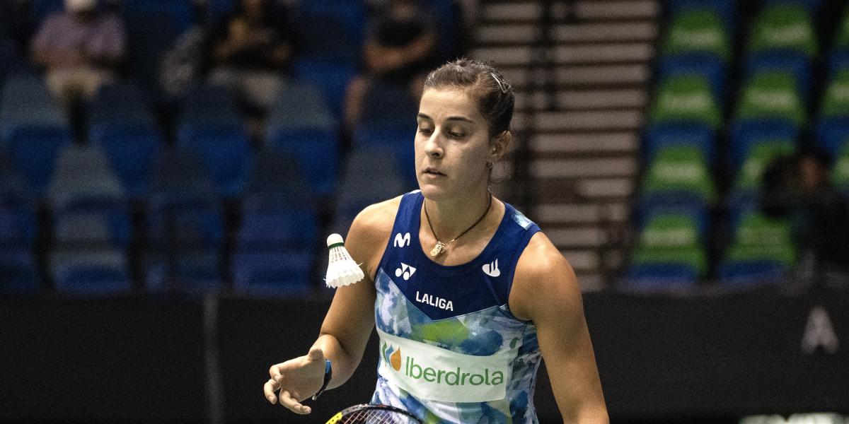 Carolina Marín, baja en el Open de India