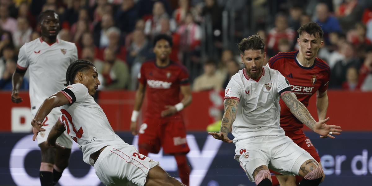 Sevilla - Osasuna de LaLiga EA Sports en el Ramón Sánchez-Pizjuán: resumen, resultado, goles y clasificación