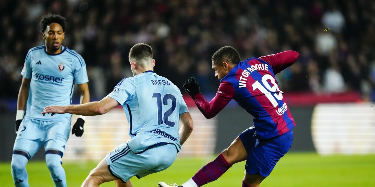 El Barça llega a 17 goleadores con Vitor Roque