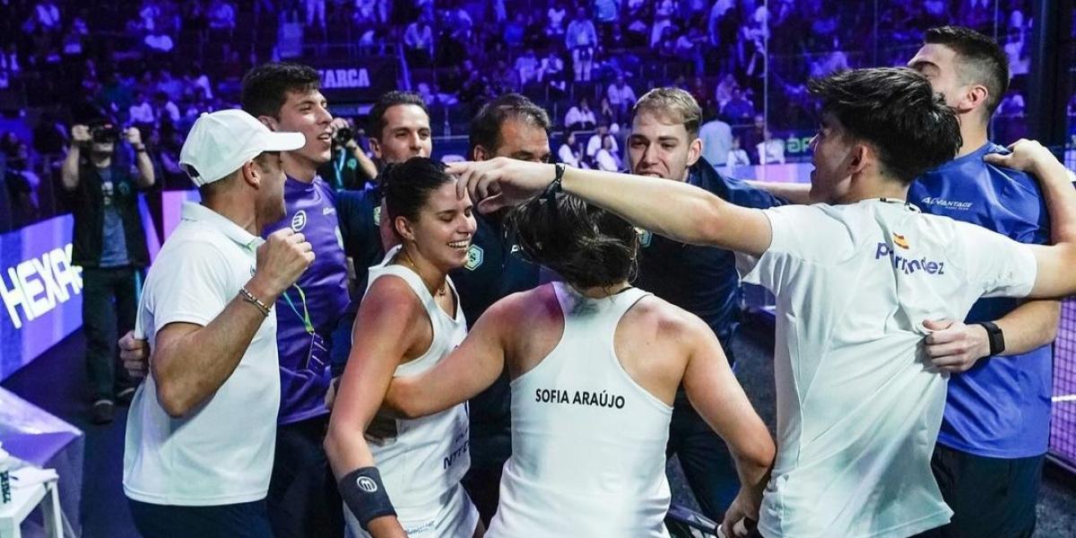 Delfi Brea y Sofia Araújo, protagonistas de unas semifinales de infarto en la Hexagon Cup