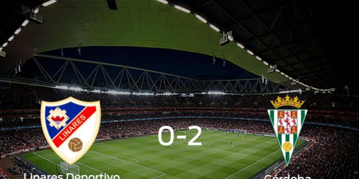 El Córdoba se lleva tres puntos a casa después de vencer 0-2 al Linares Deportivo