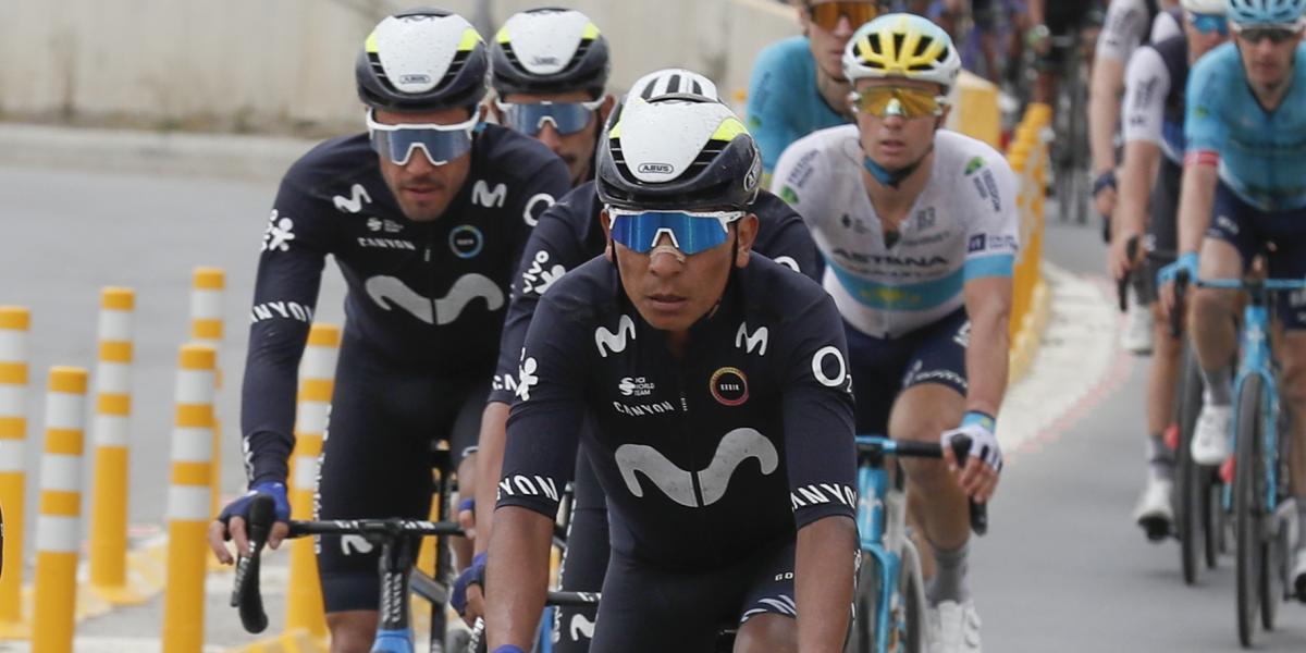 Nairo Quintana, líder del Movistar en una Vuelta a Galicia de lujo