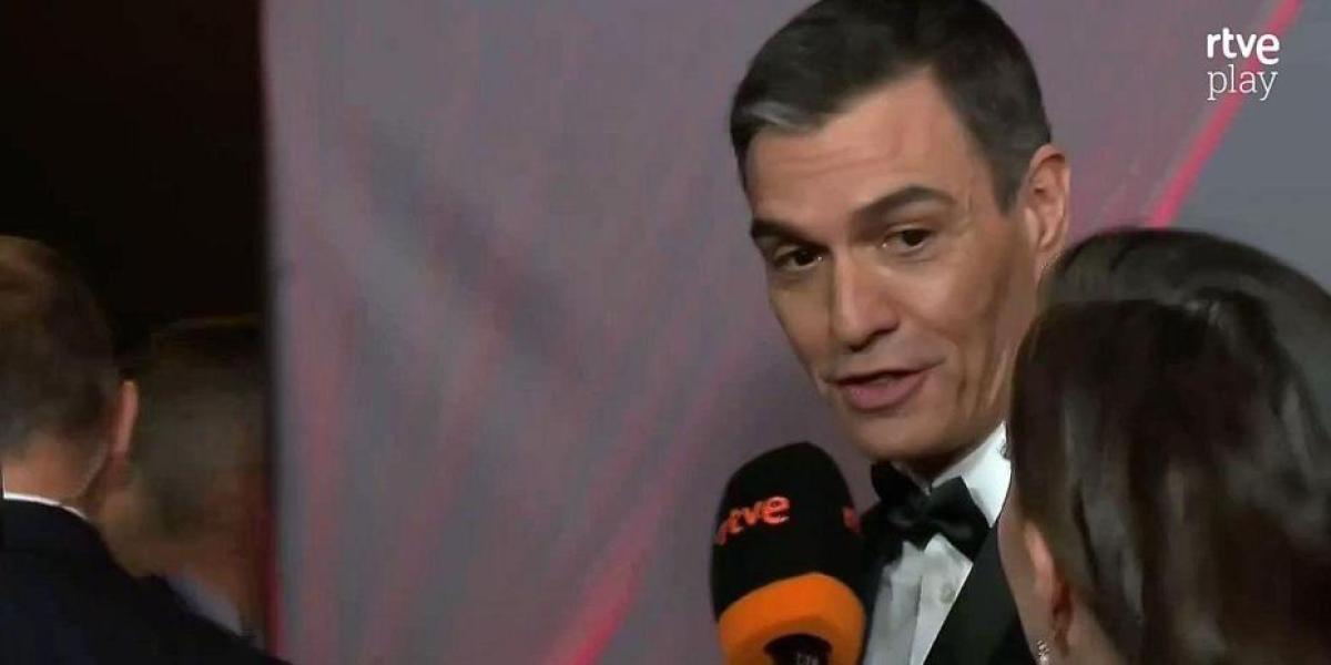 El polémico momento entre Inés Hernand y Pedro Sánchez en los Goya