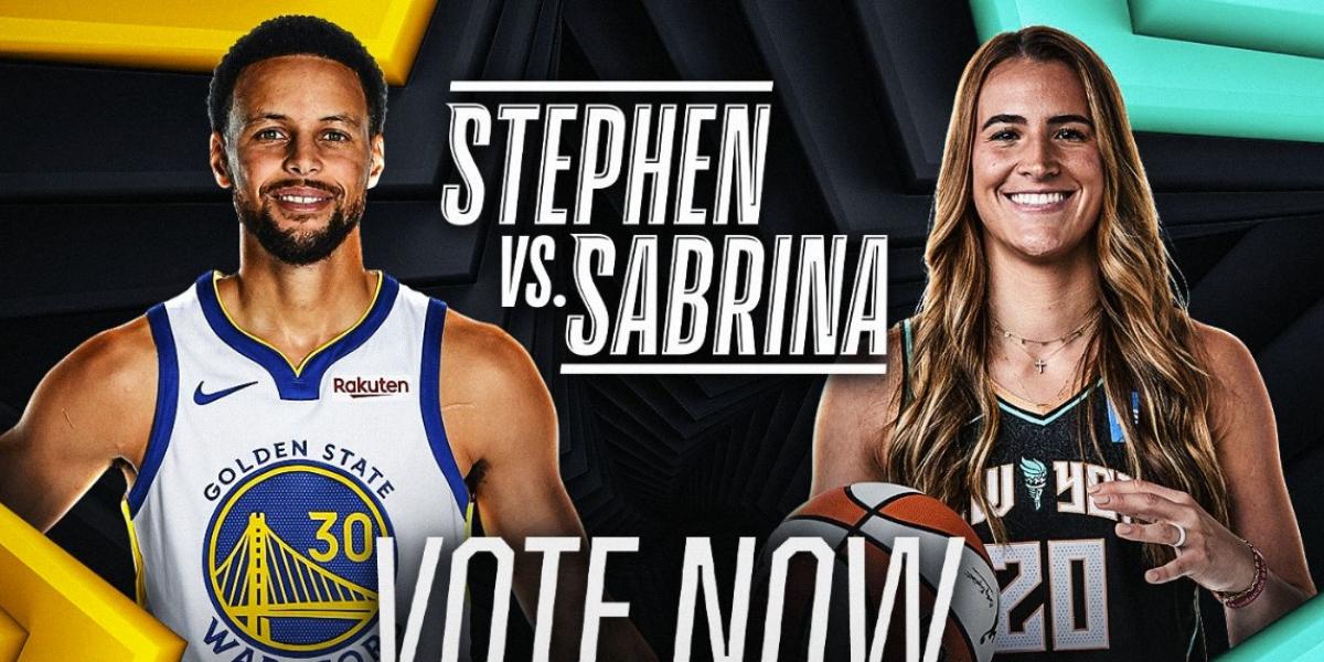 El reto triplista Stephen vs. Sabrina en el All Star 2024 de la NBA: todo lo que debes saber
