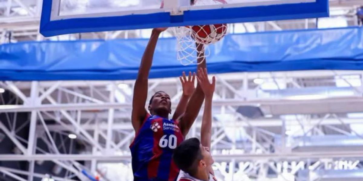 Mohamed Dabone (Barça) sigue deslumbrando con sus mates en la Minicopa