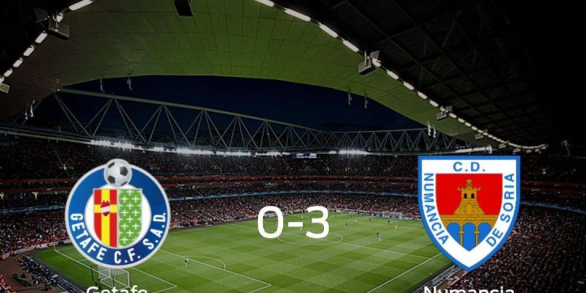 El Numancia se queda con los tres puntos ante el Getafe B (0-3)