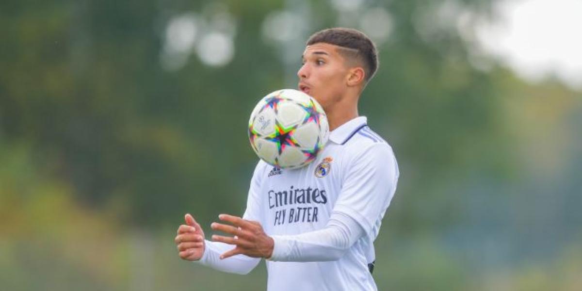 Yusi, el juvenil del Real Madrid citado por la absoluta de Marruecos sin debutar en el Castilla