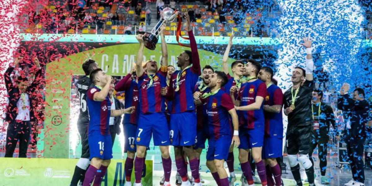 El Barça se lleva en una emocionante final la Copa de España Futsal ante ElPozo Murcia