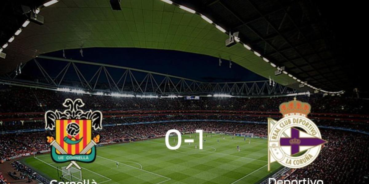 El Deportivo gana 0-1 al Cornellà y se lleva los tres puntos