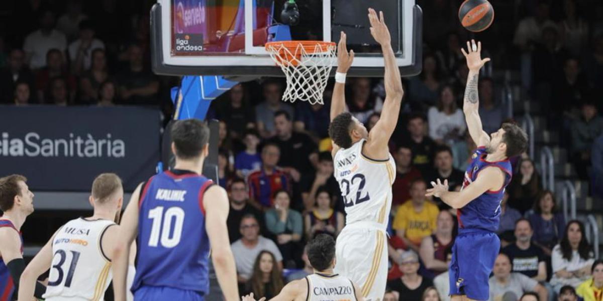 85-79: el Barça aparta al Real Madrid del liderato de la Liga Endesa