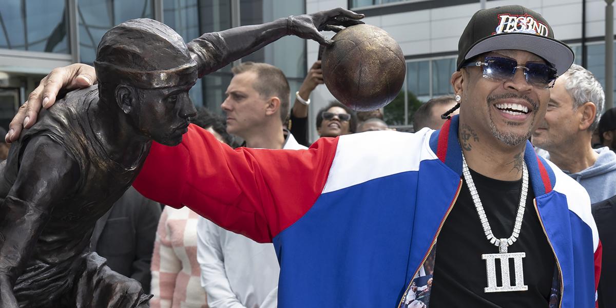 Los Philadelphia 76ers estrenan la estatua de Allen Iverson (con mucha polémica)