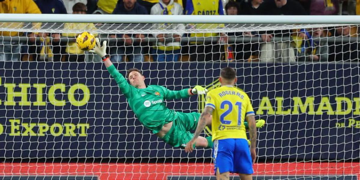 Ter Stegen, a sólo 53 minutos de su récord de imbatibilidad