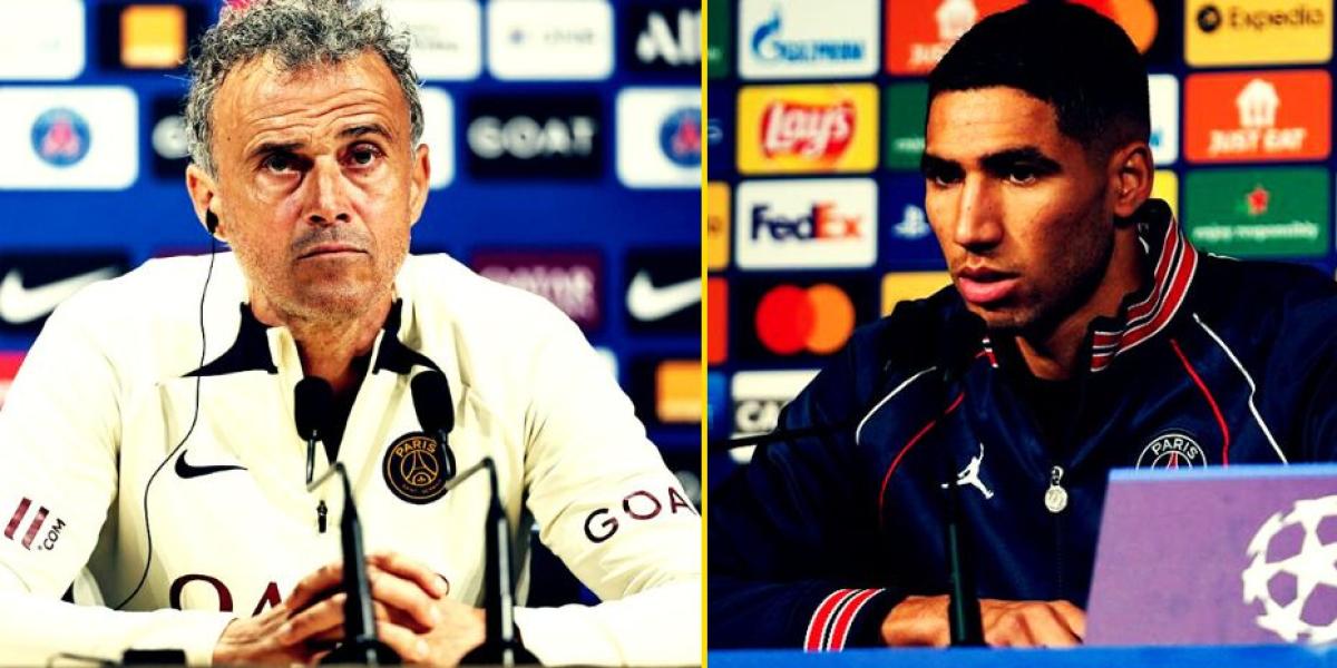 Sigue la rueda de prensa de Luis Enrique y Achraf Hakimi, en streaming