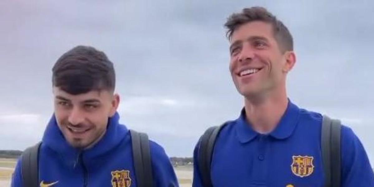 El Barça llega a Madrid para disputar el Clásico