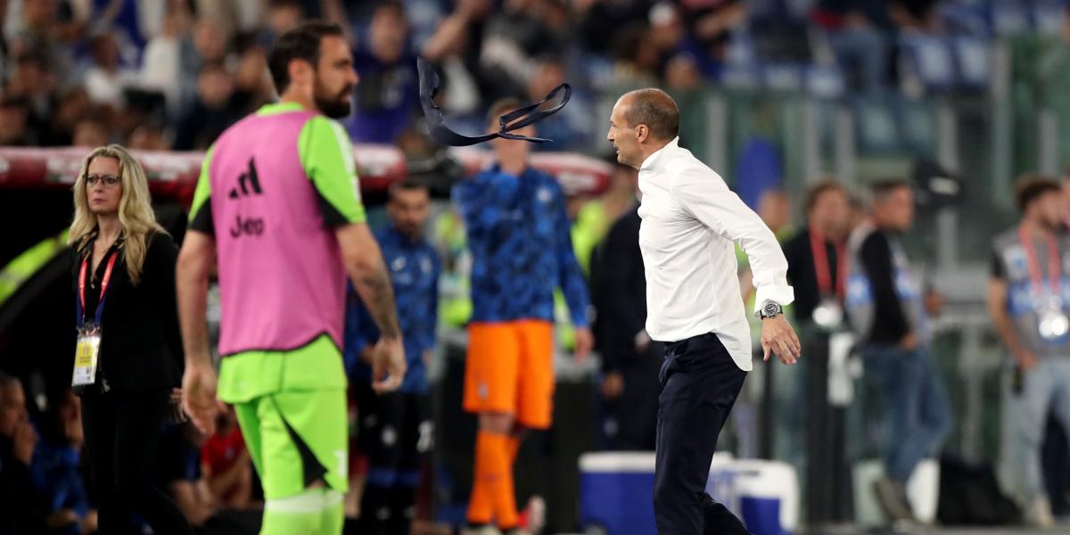 Allegri pero no mucho: el monumental cabreo del técnico de la Juve en la final de Coppa