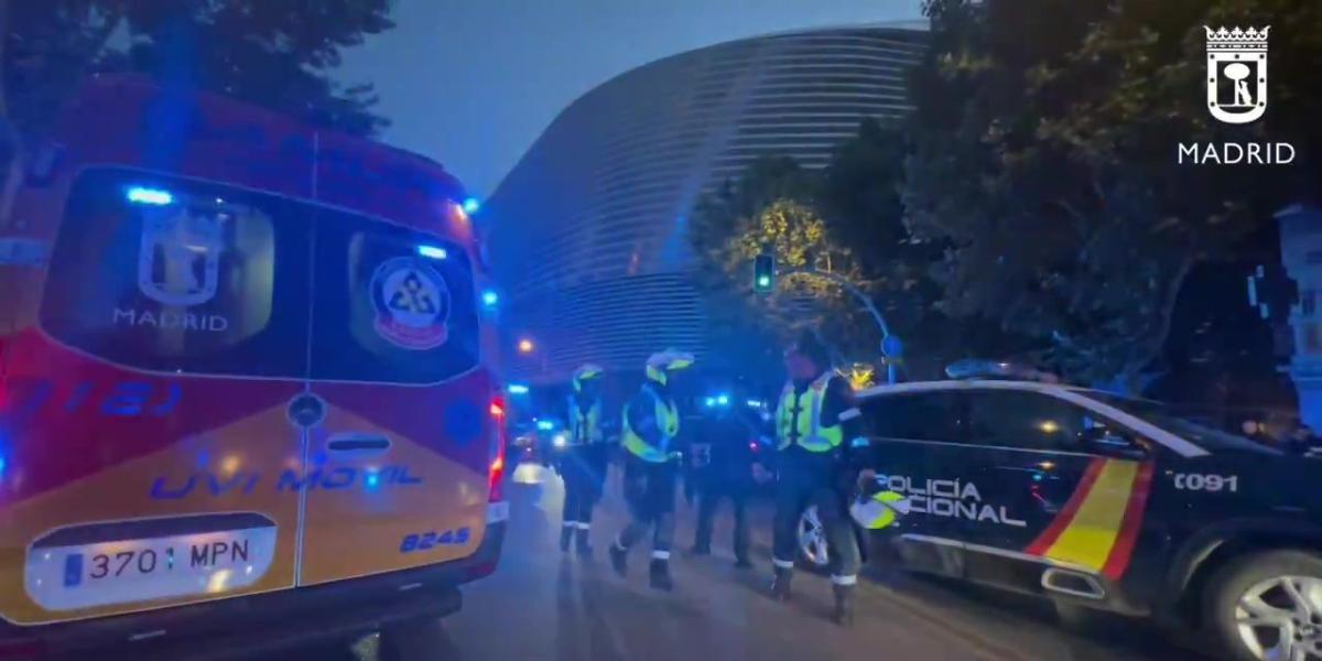 Reyerta con heridos graves en los aledaños del Bernabéu