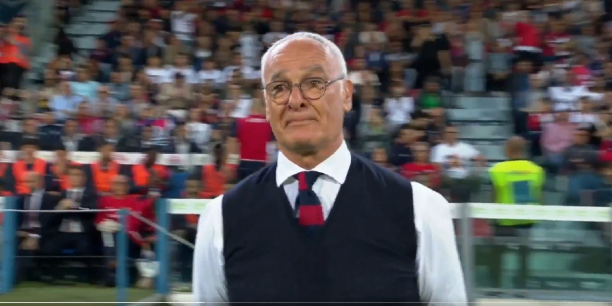 ¡Piel de gallina! Emocionante despedida a un Ranieri que no pudo aguantar las lágrimas