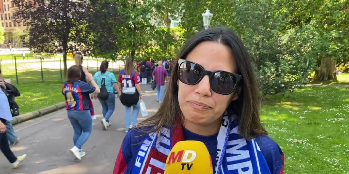 La afición del Barça apuesta por la victoria azulgrana en la final de la Champions