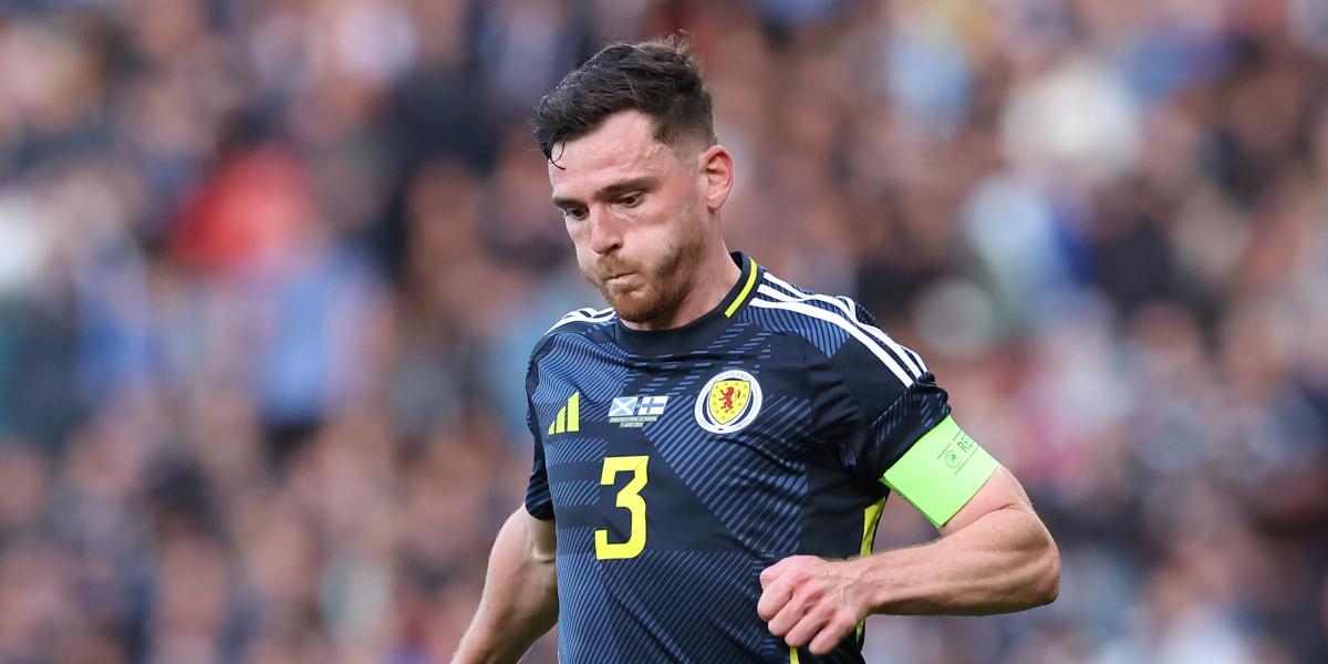 El dato que habla por sí solo del liderazgo de Andy Robertson en la selección escocesa