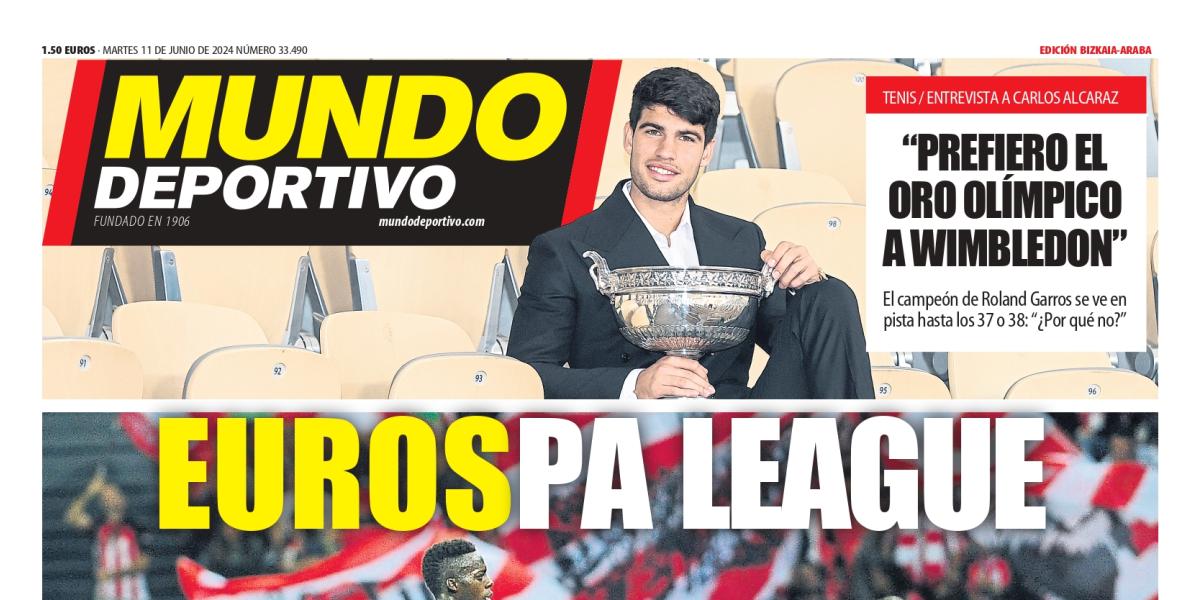 Portada de Bizkaia-Araba de hoy martes