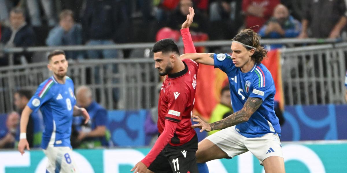 Italia-Albania, en imágenes