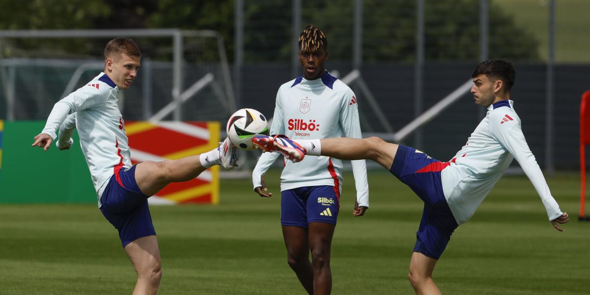 Entrenamiento de la Selección antes del partido contra Albania