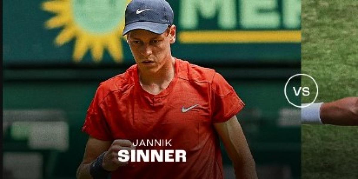 Zhang, rival de Sinner en semifinales en el torneo de Halle