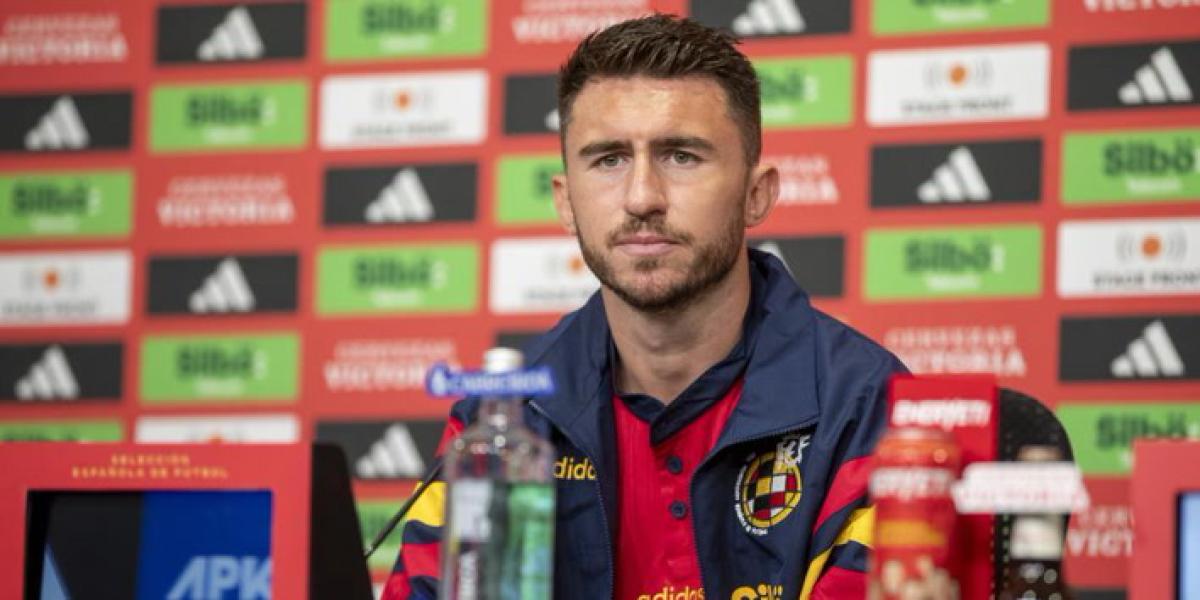 Aymeric Laporte habló antes del intranscendente duelo con Albania