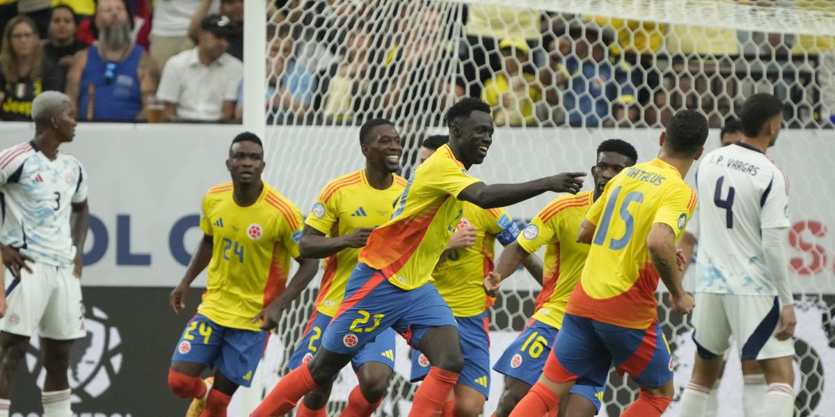 3-0: Colombia hace añicos el muro de Costa Rica y ya está en cuartos