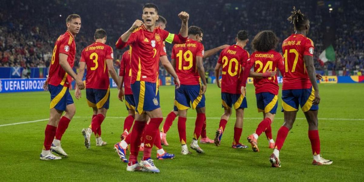 El once inicial de España ante Georgia