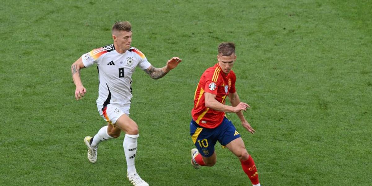 ¡De profesión, llegador! Dani Olmo adelanta a España ante Alemania