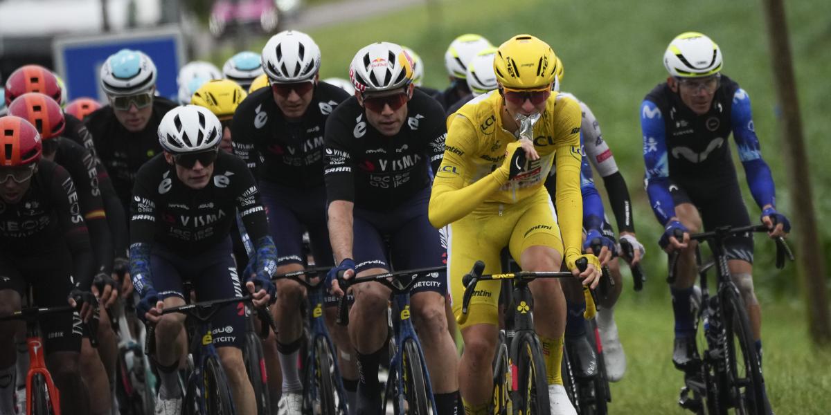 Jornada rompepiernas en el Tour en la que no valen despistes para Pogacar, Vingegaard ni Evenepoel