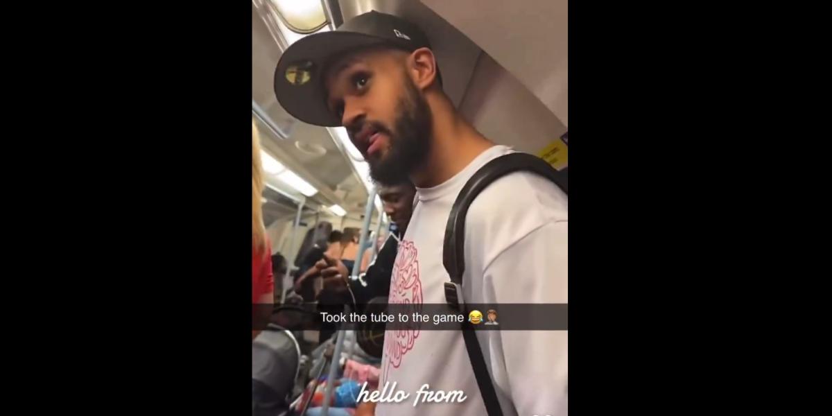 El Team USA llegó al pabellón de Londres... en metro