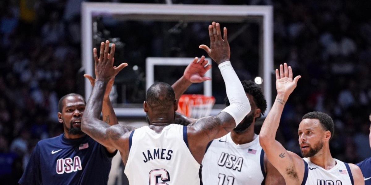 Un LeBron vintage rescata contra Alemania a un preocupante Team USA