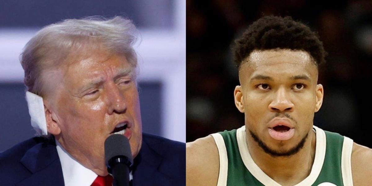 Trump menciona a Antetokounmpo en su campaña… y comete esta pifia